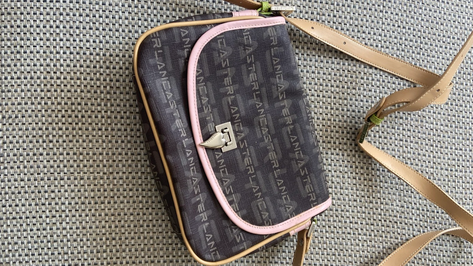 Bolso Lancaster marrón y rosa – photo 2